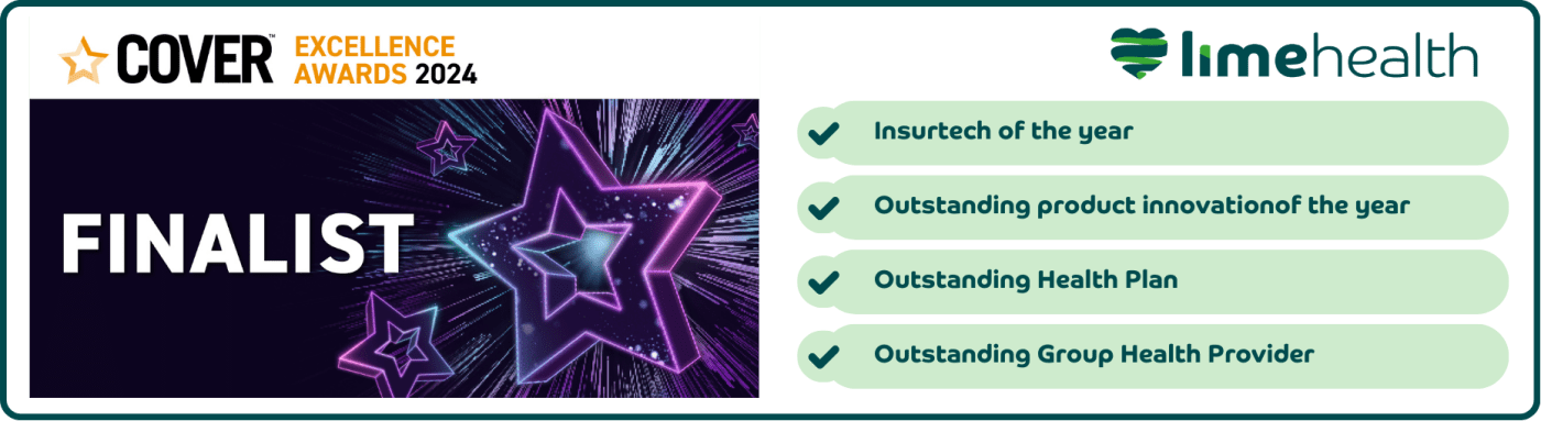 Lime Health Named Finalist in Four Categories at the Cover Magazine Excellence Awards 2024